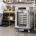 Thumbnail image #2 for Metro C5 C595-SFC-LPFC Controlled Humidity Heated Holding and Proofing Cabinet, Half-Height Pass-Thru, 8-Pan, Full Glass Doors, Stainless Steel