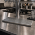 Thumbnail image #2 for Micro Matic Surface Mount Stainless Steel Drip Tray Trough with Perforated Screen, 24 x 8 Inches