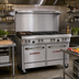 Thumbnail image #2 for Southbend Ultimate 48-Inch Gas Restaurant Range with 24-Inch Charbroiler, Standard Oven, and Cabinet Base