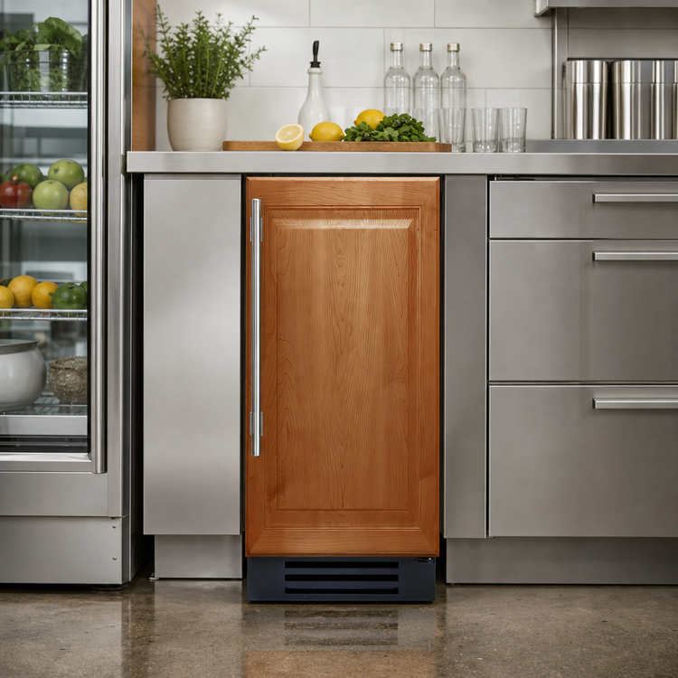 Product image #2 for True Residential 15-Inch One-Section Undercounter Refrigerator with Solid Overlay Panel Ready Door