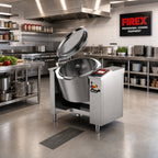 Thumbnail image #2 for Firex (Middleby) Cucimix UCBTG018V1 18-Gallon Gas Tilting Skillet Braising Pan with Automatic Mixer and Programmable Touch Controls