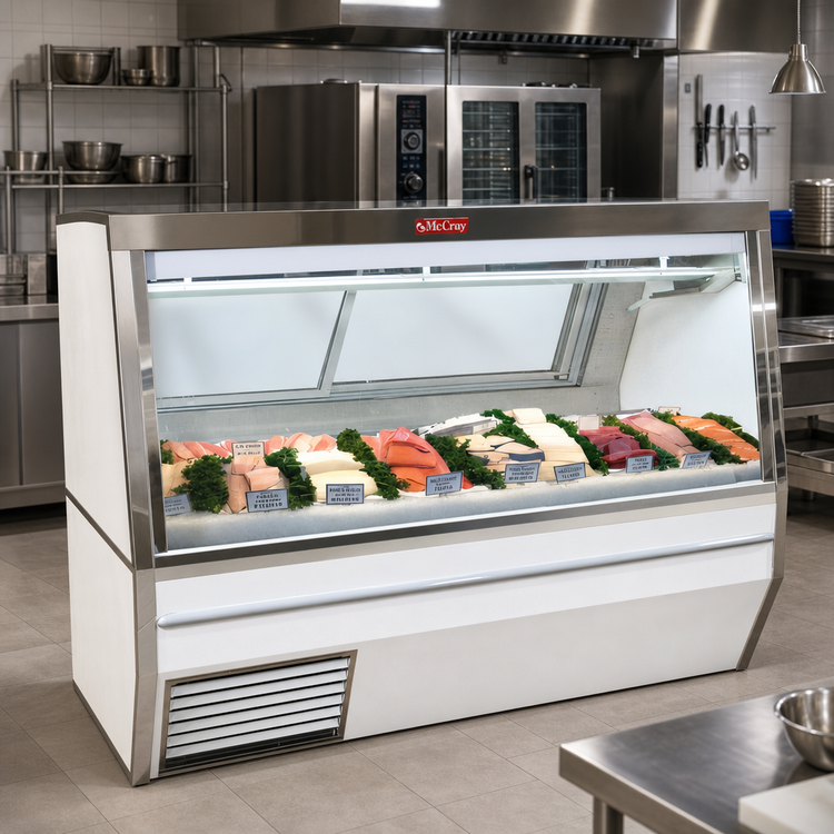 Product image #2 for Howard-McCray 34N Series 120-Inch Remote Refrigerated Fish/Poultry Service Case with LED Lighting