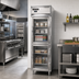 Thumbnail image #2 for Continental Refrigerator Designer Line 1-Section Reach-in Freezer with Half-Height Glass Doors