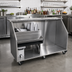Thumbnail image #2 for Glastender PBCR78-18 78-Inch Portable Bar for Stackable Cups with 18-Inch Cocktail Ice Bin and Refrigerator Space
