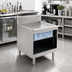 Thumbnail image #2 for Eagle 1800 Series Underbar Glass Rack Storage Unit with Recessed Worktop, 12 Inch Wide, 304 Stainless Steel