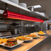 Thumbnail image #2 for Hatco Glo-Ray Curved Infrared Strip Heater, 42 Inch, 675 Watt