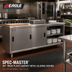 Thumbnail image #2 for Eagle Spec-Master 84-Inch Wide Plate Cabinet with 4 Sliding Doors