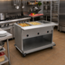 Thumbnail image #2 for Spec-Master PHT2CB-208 Portable Electric 2-Well Hot Food Table with Enclosed Base