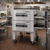 Thumbnail image #2 for Lincoln Impinger Low Profile Double-Stack Gas Conveyor Oven Package with Glass Access Windows