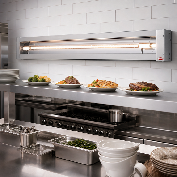 Product image #2 for Hatco Glo-Ray 66-Inch Lighted Infrared Strip Heater with Single Heater Rod