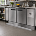 Thumbnail image #2 for Krowne 36-Inch Stainless Steel Front Kick Plate for Back Bar Coolers