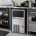Thumbnail image #2 for Brema Undercounter Air-Cooled Cube Ice Maker with Bin, 79 lb/Day, 20 lb Storage