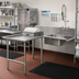 Thumbnail image #2 for John Boos Pro-Bowl L-Shaped Island Soiled Dishtable with Pre-Rinse Sink Bowl, 60