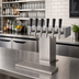 Thumbnail image #2 for Perlick 6-Faucet Standard Base Countertop Glycol-Cooled Tee Draft Beer Tower, Polished Chrome