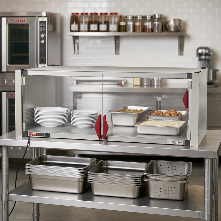 Product image #3 for Metro Super Erecta Hot Enclosed Heated Shelf Kit, 48 x 24-Inch, 120V