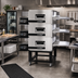 Thumbnail image #2 for Moretti Forni TT98E3S Triple Deck Electric Conveyor Pizza Oven, 32-Inch Belt, Stand Included