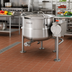 Thumbnail image #2 for Cleveland Range KDL100T 100-Gallon Direct Steam Tilting Steam Kettle with Open Quad-Leg Base