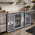 Thumbnail image #2 for Beverage-Air BB58HC-FG-S 58-Inch Food-Rated Back Bar Refrigerator with Glass Doors
