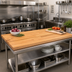 Thumbnail image #2 for John Boos Appalachian Red Oak Island Countertop, 60 x 30 x 1-1/2 Inch, Blended Edge Grain, Oil Finish