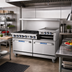 Thumbnail image #2 for Imperial Pro Series 60-Inch Gas Restaurant Range with 10 Open Burners, Standard Oven and Open Cabinet Base