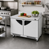 Thumbnail image #2 for Turbo Air Super Deluxe Two-Section 48-Inch Front-Breathing Worktop Refrigerator, 11.1 Cu. Ft.