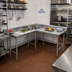 Thumbnail image #2 for Advance Tabco KTMS-247 L-Shaped Corner Stainless Steel Work Table, 84 x 60 Inches, 24-Inch Working Depth