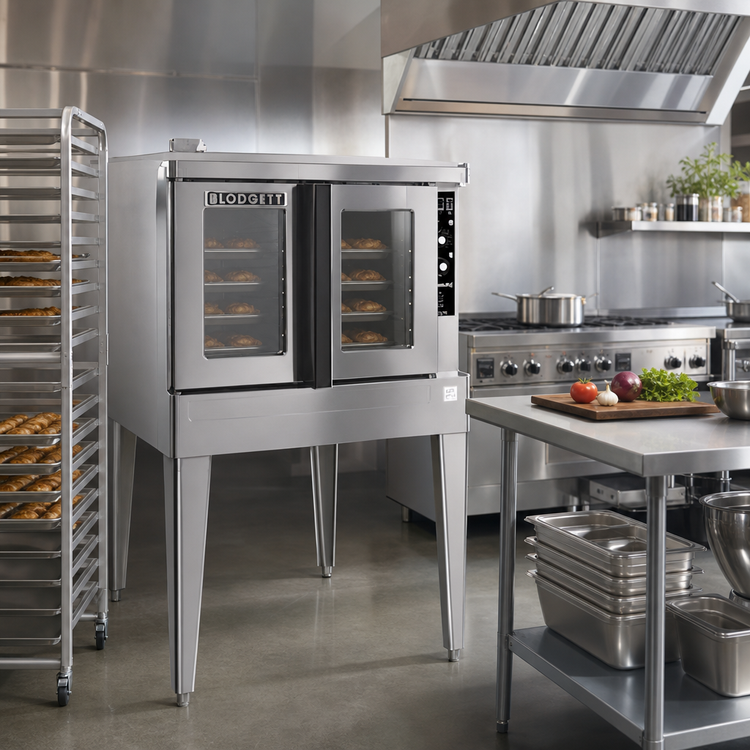 Product image #2 for Blodgett Zephaire Single-Deck Standard-Depth Gas Convection Oven, 5 Full-Size Pan Capacity, Solid State Controls, Glass Doors