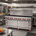 Thumbnail image #2 for American Range 72-Inch Gas Range with 12 Open Burners and 2 Convection Ovens