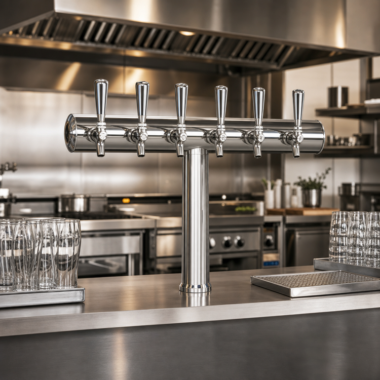 Product image #2 for Havana 6-Faucet Countertop Glycol-Cooled Draft Beer Tower