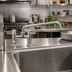 Thumbnail image #2 for equip 4-Inch Adjustable Deck Mount Mixing Faucet with 10-Inch Swing Nozzle