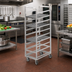 Thumbnail image #2 for Channel Stainless Steel Single-Section Cafeteria Tray Rack for 14