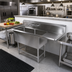 Thumbnail image #2 for John Boos Pro-Bowl 2-Compartment Stainless Steel Sink with Right Drainboard and 10-Inch Backsplash
