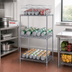 Thumbnail image #2 for Eagle Group 3-Tier Stationary Can Rack Storage System for #10 Cans, 124-Can Capacity