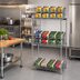 Thumbnail image #2 for Eagle Group 3-Tier Stationary Can Rack Storage System for #10 Cans, 124-Can Capacity