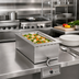 Thumbnail image #2 for Eagle Group Single-Well Drop-In Electric Hot Food Well, 1 Full-Size Pan, Wet or Dry, With Drain, 240V