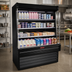 Thumbnail image #2 for Howard-McCray 35E Series Dairy Open Merchandiser, 39-Inch Wide x 60-Inch High, Self-Contained Refrigeration, LED Lighted Shelves, Black
