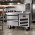 Thumbnail image #2 for Southbend Platinum 64-Inch Low-Height Remote Freezer Base with 4 Self-Closing Drawers