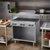 Thumbnail image #2 for Garland Cuisine 36-Inch Heavy Duty Gas Open Burner Range with Storage Base, 6 Burners