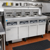 Thumbnail image #2 for Frymaster RE High Efficiency 4-Tank Electric Fryer Battery with Built-In Filtration, 4 x 50 lb, 4 x 14 kW