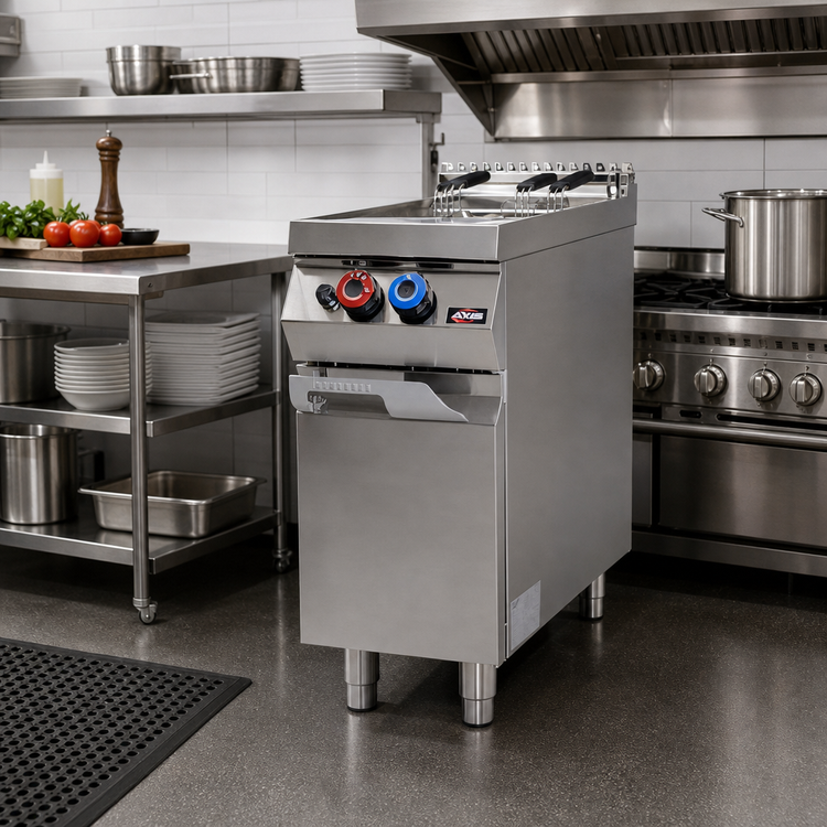 Product image #2 for Axis Single-Tank Natural Gas Pasta Cooker, 10.56 Gallon, 50,000 BTU