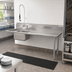 Thumbnail image #2 for Advance Tabco Spec-Line Straight Soil Dishtable with Pre-Rinse Sink, Right-to-Left, 119-Inch x 30-Inch