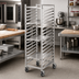 Thumbnail image #2 for Channel 412S Stainless Steel Side-Load Bun Pan Rack, 15 Pan Capacity