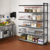 Thumbnail image #2 for Cambro Camshelving Basics Plus 18-Inch Deep x 60-Inch Wide x 84-Inch High 5-Tier Solid Polymer Add-On Shelving Unit