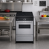 Thumbnail image #2 for Summit Commercial 24-Inch Slide-In Induction Smooth-Top Range with 2.92 Cu. Ft. Oven