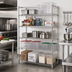 Thumbnail image #2 for Metro Super Erecta Brite 5-Shelf Stationary Wire Starter Shelving Unit, 60 x 21 x 74 Inches