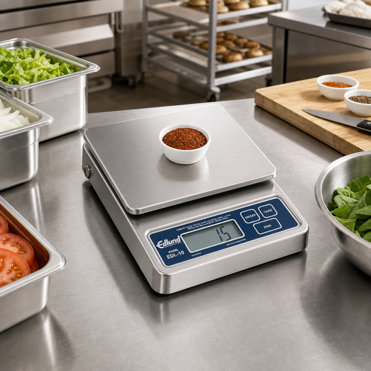 Product image #2 for Edlund EDL-10 Stainless Steel Multi-Function Digital Portion Control Scale