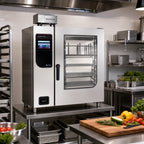 Thumbnail image #2 for Henny Penny FlexFusion Platinum Electric Boilerless Combi-Smoker Oven, 10-Pan