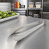 Thumbnail image #2 for American Metalcraft 8-1/2 Inch Stainless Steel Serving Tongs, Satin Finish
