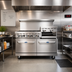 Thumbnail image #2 for CookRite 60-Inch Natural Gas Commercial Range with 6 Open Burners, 24-Inch Griddle/Broiler, and 2 Standard Ovens