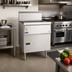 Thumbnail image #2 for Pitco FBG24 Flat Bottom Gas Floor Fryer, 24 x 24 In Frying Area, 57-87 lb Oil Capacity